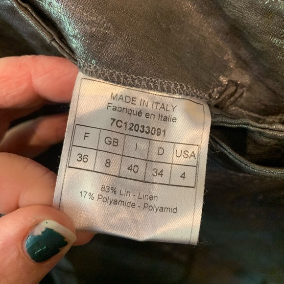 Dior Shimmery Silver Skirt - Picture 4 of 5